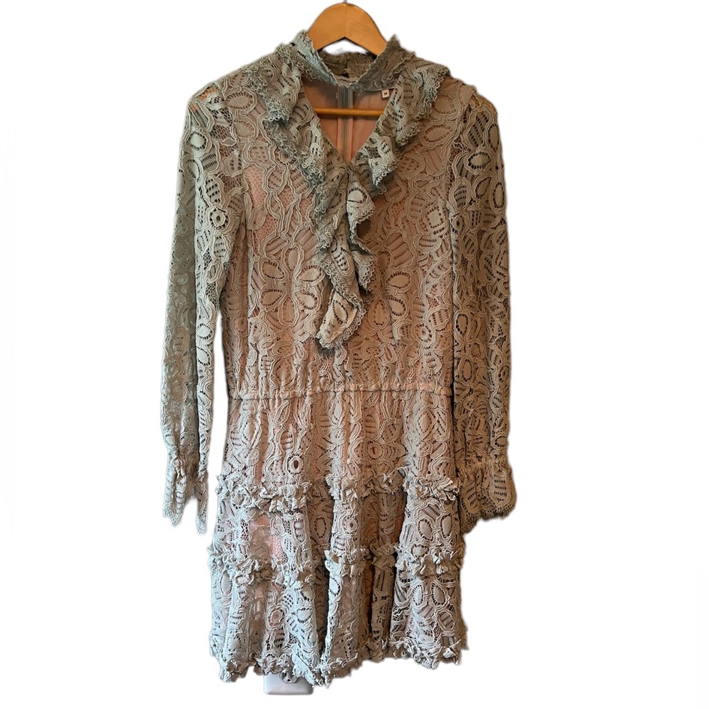 ALEXIS Catalina Dress Blue Lace
Tiered Ruffle - Picture 2 of 8